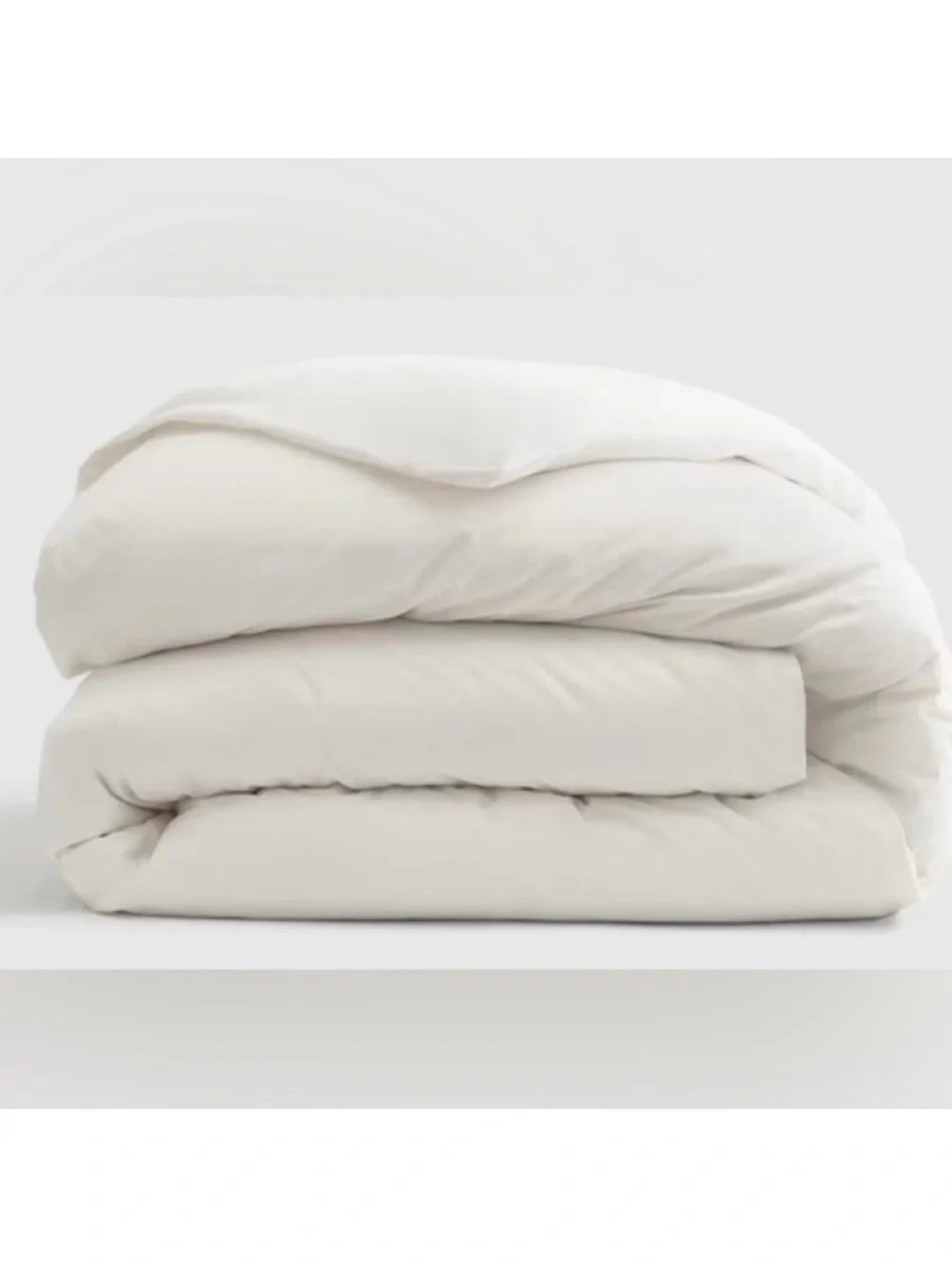 NWOT Quince Classic Organic Percale Duvet Cover Queen (White)